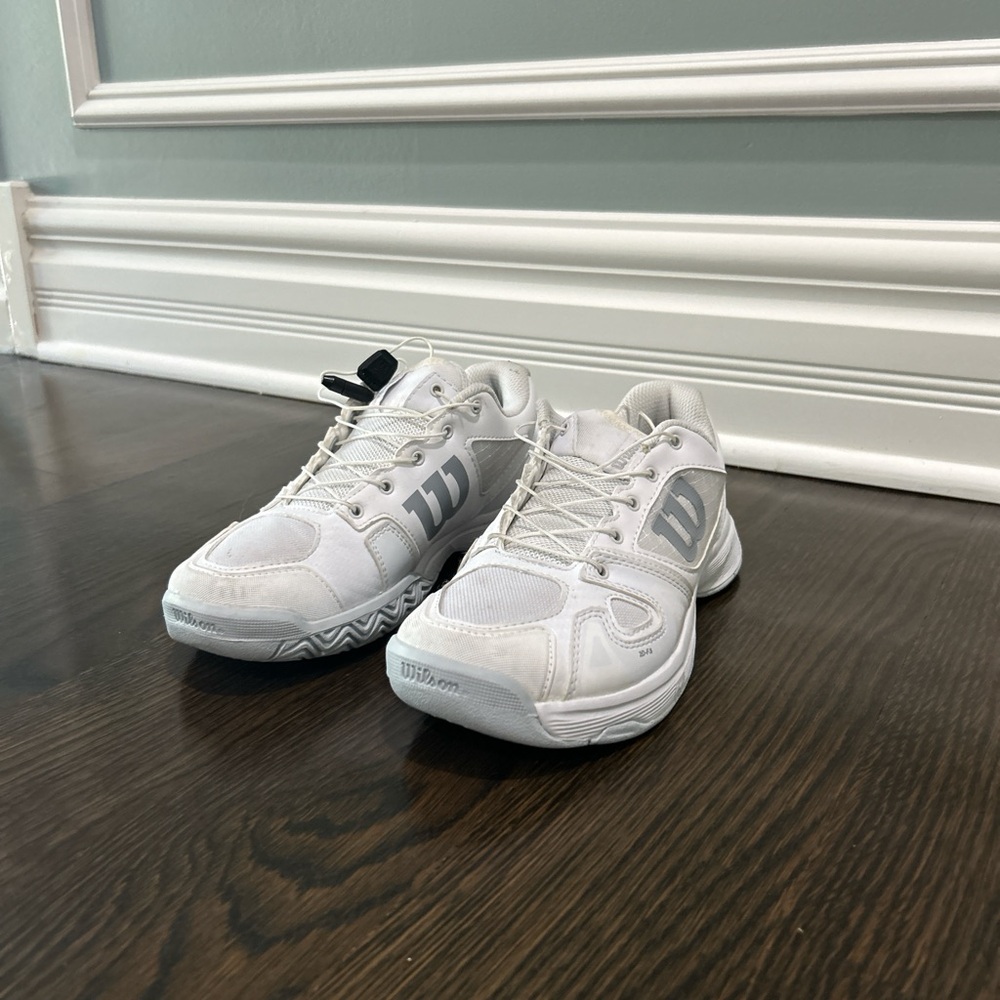 Wilson White and Gray Sports Sneakers